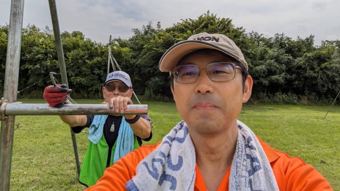 7月20日 本日は第10回国立まと火前日準備を行いました