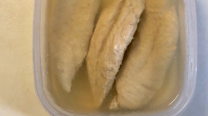 ゆで鶏ときゅうりと中華クラゲと