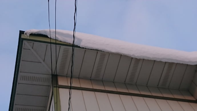 落雪のしんぱい。。。