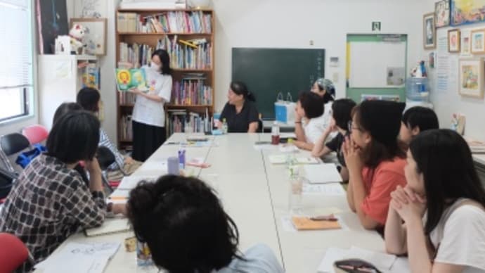 2025年6月18日(水)絵本わくわくコース・22日(日)絵本ゆっくりコース・はやしますみ先生の授業内容