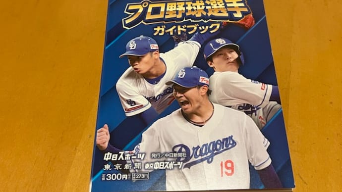 2024プロ野球選手 ガイドブック / 中日スポーツ