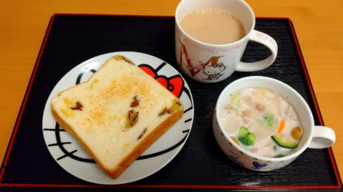 熊本県産食材の朝食