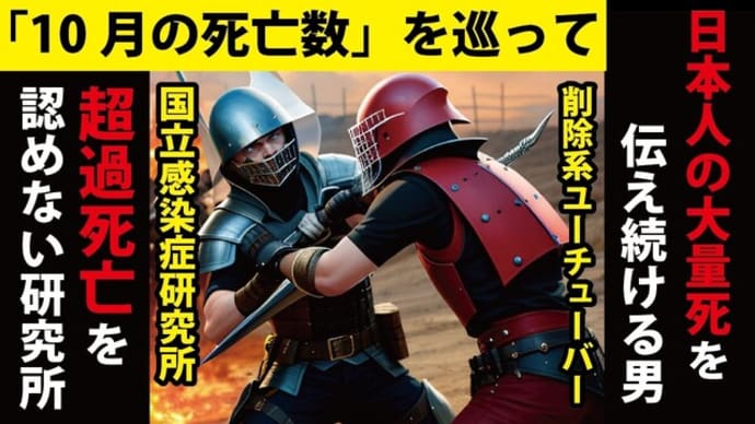 【悲報】10月死亡数が異常値。