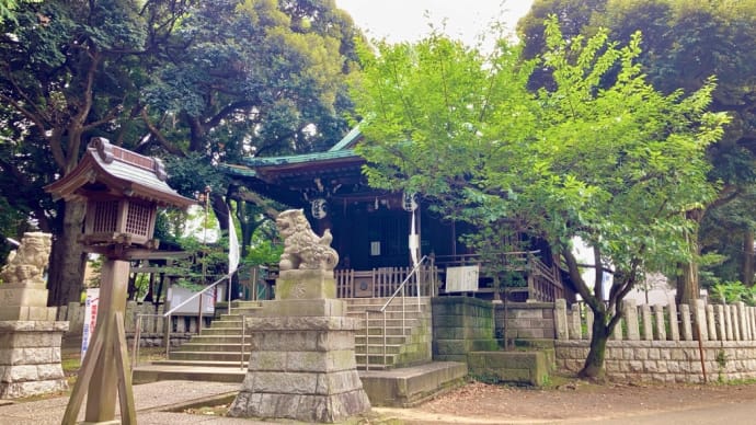 朝ウォーキング 小山八幡神社・西小山