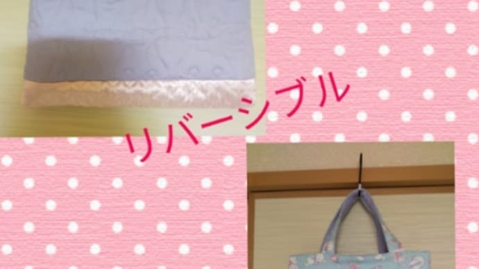 ハンドメイド パープルねこちゃんキルティングリバーシブルレッスンバッグペイペイフリマ販売中