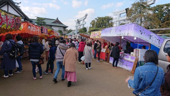 パワースポットの田村神社に初詣