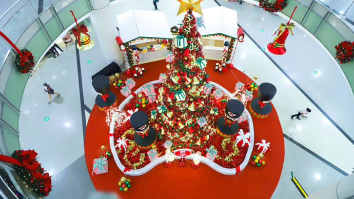 フィリピンのクリスマスの飾り付け