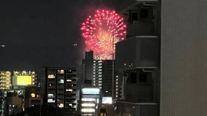 天神祭奉納花火