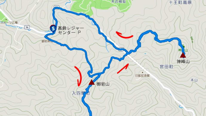 御岩神社から日立アルプスを周回 20240218