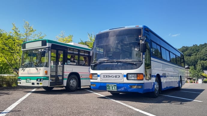 エスラインギフとドライビングサービスの車庫めぐり