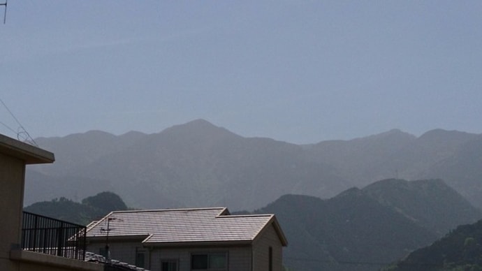 きょうも"黄砂"