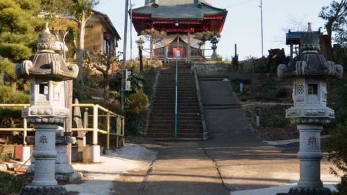 泊崎太子堂:茨城県牛久沼に突き出すつくば市の南端