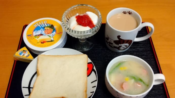 熊本県産食材の朝食