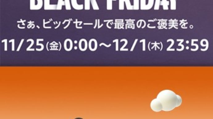 年に一度のビッグセール「ブラックフライデー」