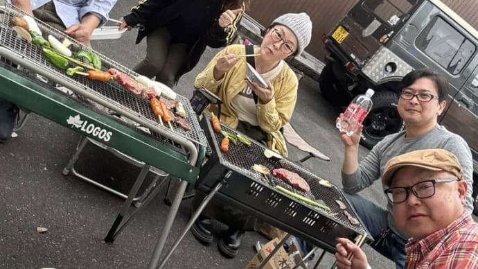 2025年5月5日(月/祝) Talumache Arrowの駐車場でBBQ!! 終了(^^)/