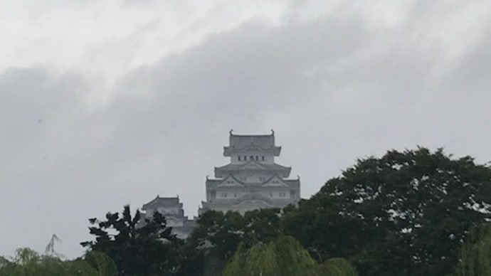白雲に浮く「姫路城」の美しさ