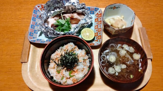 鶏肉のホイル蒸し