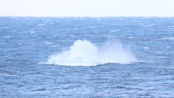 ブリーチングのあとの飛沫