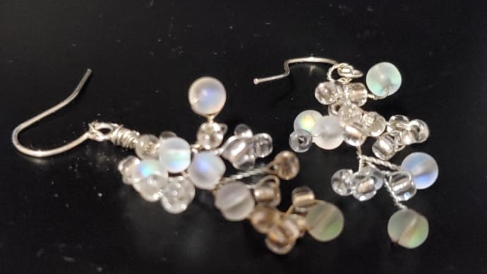 お散歩がてらお買い物☆帰省用のピアス作成☆