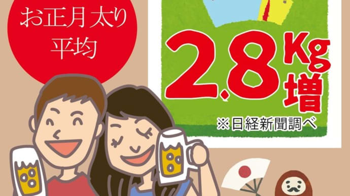 【豆知識】\今年こそ/「太らない年始」を目指して