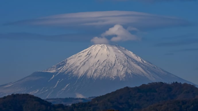 05/Dec お昼の富士山とタゲリとカワセミ
