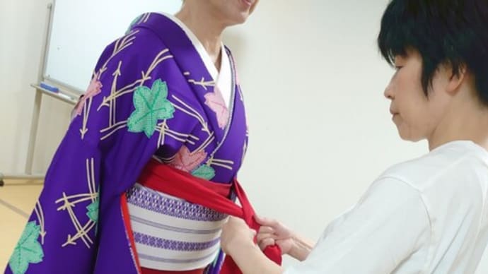 日本舞踊着付けの「実践の技術」を学んだ一日でした。
