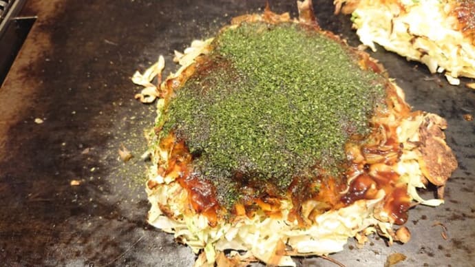 鶴橋風月のお好み焼き食べた