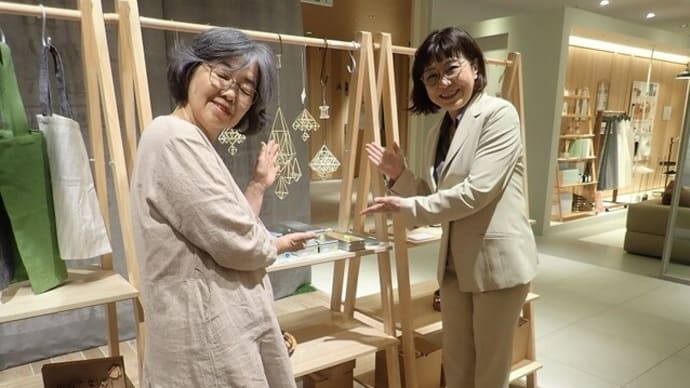 ヒンメリ(麦工芸)展示会は明日まで