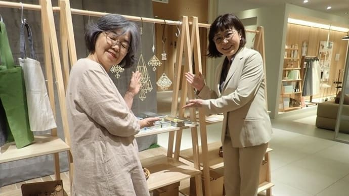 ヒンメリ（麦工芸）展示会は明日まで