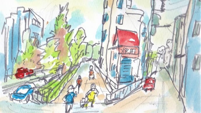 町角風景 有楽町線千川要町通り