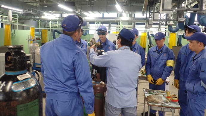 ガス溶接講習