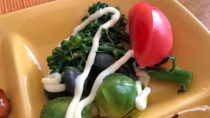 我が家産の芽キャベツ！ 茎ブロッコリー＆カリフラワー美味〜い！