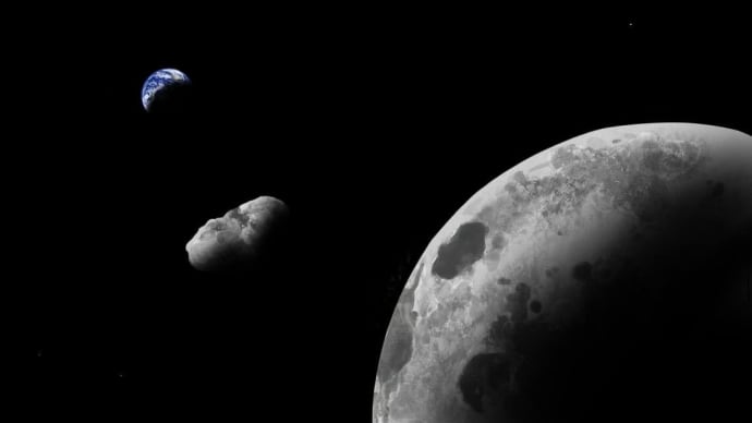 1年周期で地球を周回している衛星のように見える小惑星“カモオアレワ”は、月面から飛び出した破片なのか？