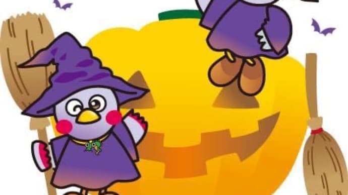 曇り一時雨 今日はハロウィン