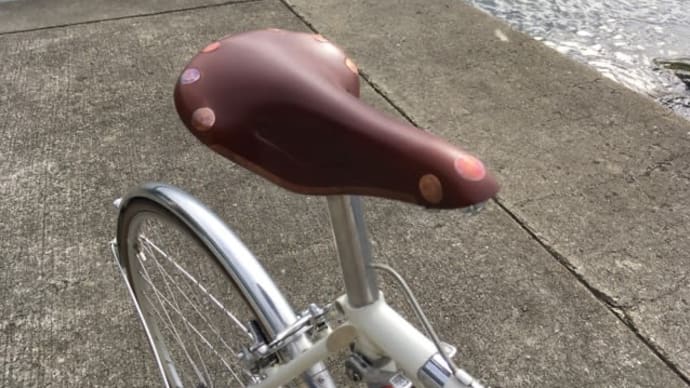 革サドルの慣らし