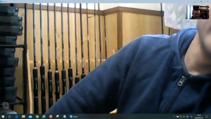 【Skype会議？】へびんさんと久々に会話しました。