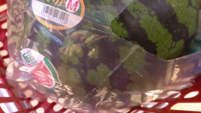 スイカの皮で漬物やってみた
