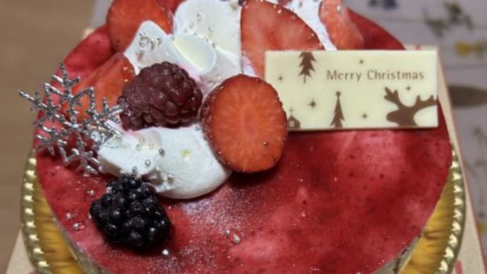一足お先にクリスマスケーキ