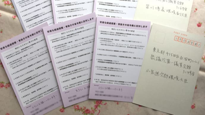 数値規制パブリックコメントその後