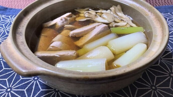 < 郷土料理 > 東京 ねぎま鍋
