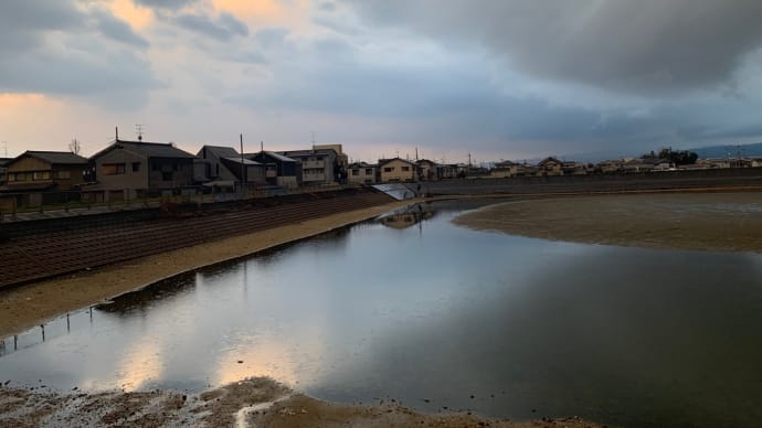 夕方散歩