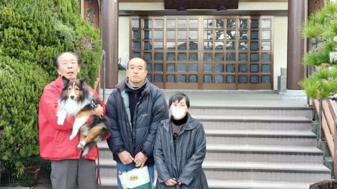 小次郎の行楽-十輪院(田川) 墓参り-