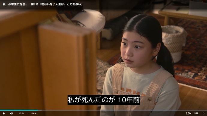 転生輪廻ドラマ・妻、小学生になる。