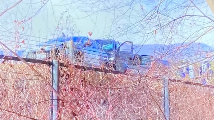 長野の中央道で3台の事故