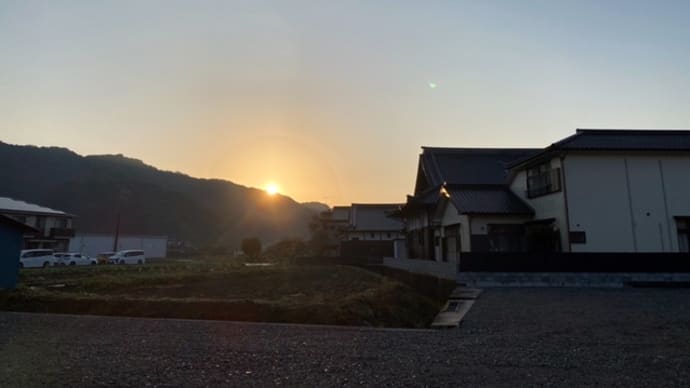 朝の散歩にて 秋色が益々