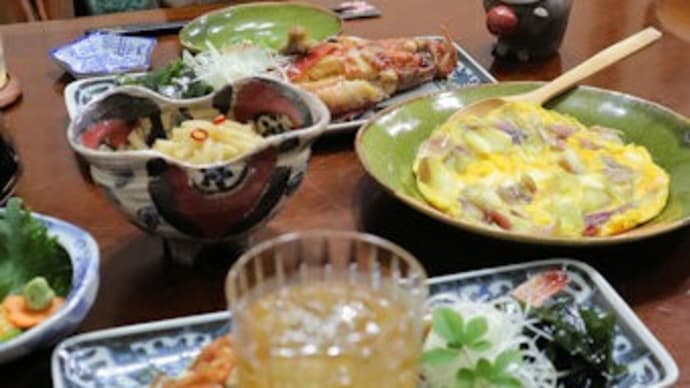 きんきの煮つけ・ウドのキンピラ