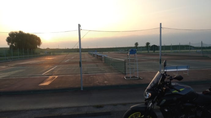バイクの日経過2日後の朝活でバイクに乗って2点の確認を実施しました