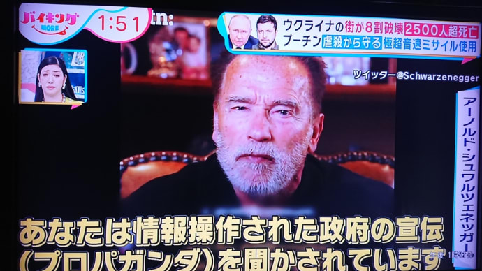 アーノルドシュワルツェネッガー 戦争 ロシア ウクライナ 停戦 終戦 映画