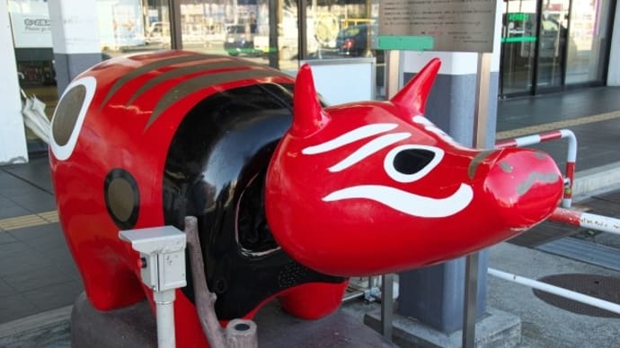 磐越西線津川駅「麒麟山温泉」へ