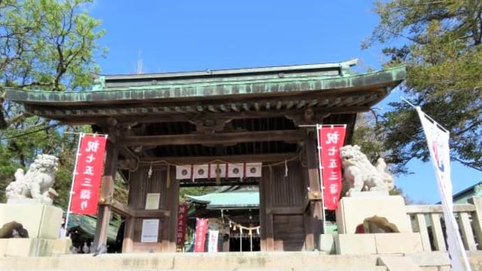 山口県下関市長府「忌宮神社と郵便ポスト」＆2ニャンとブラッシング